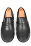Men's Black Fur Lined Orthopedic Sole Genuine Leather Shoes Loafer 2501008 - 2