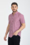 Men's Short Sleeve Summer Slim Fit Knitted Shirt 2600 - 3