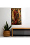 Medieval Pop Art Classicism Wall Drape - Vibrant Colors, Sublimation Print - Bedroom, Living - 3
