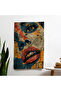 Pop Art Style Wall Art - Lightweight Fabric Hanging with Vibrant Colors