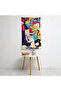 غطاء حائط من Tarla Pop Art مصنوع من القطن بنسبة 100% من الخلف / بوليستر أمامي / قماش رانفورس - 3
