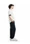 Textured Viscose Blended Chino Pocket Detailed Waist Lace up Trousers
