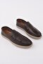 Harnaz Laceless Genuine Leather Men's Casual Shoes - 6