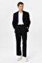 High Waist Linen Blend Men's Trousers - 3