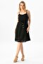 Strappy Sile Cloth Eda Short Summer Dress Black Syh - 6