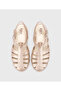 S10346 Bıarritz Metal Milky Brown Women's Sandals - 3