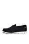 Grafton Bay Lace up Men's Black Loafer Shoes - 4