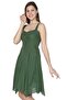 Sleeveless Voile Emel Short Summer Dress Green Ysl - 7