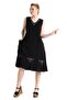 Sleeveless Şile Fabric Mehtap Midi Length Summer Dress Black Syh - 7
