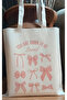 Y2K Retro Raw Cloth Tote Bag - Pinterest Style - 4