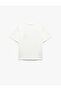 Cotton Short Sleeve Crew Neck Mustafa Kemal Atatürk Embroidered T-Shirt - 2