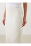 Women's Knitwear Skirt with Elastic Waist - 3