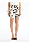 LCW Slim Fit Patterned Linen Blend Women's Skirt - 2