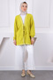 Oil Green Bias Wrap Kimono - 3