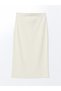 Women's Knitwear Skirt with Elastic Waist - 6