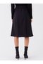 Lcw Grace Elastic Waist Straight A-Line Women's Skirt (W3) - 5