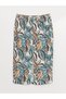 Alita City Lcw Vision Ecru Belmando Patterned Midi Women's Skirt with a Difference - 6