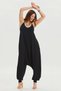 Women's Bohemian Jumpsuit with Halter Neck and Elastic Legs - 5