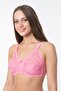 Women's Wire-Free, Unsupported Combed Cotton, Tulle, Lace, Strengthening Bra