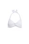 Aquaviva Women's White Corded Violet Halter Bikini Set - 3