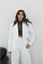 White Roman Jacket Pants Set - 4