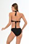 Aquaviva Women's Black Violet Halter Bikini Set - 8