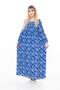 Women's Long Sleeve Plus Size Summer Woven Dress - 7