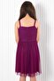 Strappy Tulle Evening Dress Plum MDV932 - 5