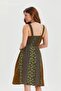 Bohemian Style Double-breasted V-neck Dress - 6