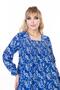 Women's Long Sleeve Plus Size Summer Woven Dress - 5