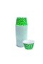 Muffin/Cupcake Mold/Cake Container Capsule, Oven Safe, Airfryer Compatible, Green Polka Dot 50's - 3