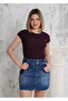 Women's Short T-shirt with Bat Sleeves in Camisole Fabric - 4