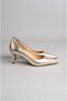 Seç 1507 Snake Print Stiletto (Heel Height: 7 cm) Gold