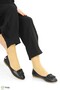 Women's Daily Genuine Leather Ballerinas M26Ya7225 - 4
