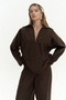 Blenham Brown Shirt Pants Set - 4