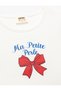 Cotton Short Sleeve Crew Neck Ribbon Printed T-Shirt - 3