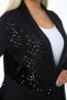 Plus Size Cardigans - Black - Plus Size - 6