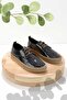 Shiny Black Women's Espadrille K01309230311 - 2