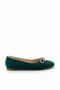 Green Lame Women's Ballerina Ballerina K01823016301