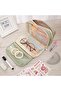 Large Capacity Simple Design Pencil Case Pen Holder School Cosmetic Organizer