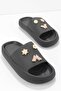 Black Gel Women's Slippers K04740320459 - 3
