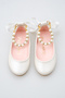Patent Leather Girls' Ankle Boots with Pearls Full Fit