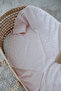 %100 Cotton Reversible Baby Blanket - Ikat / Pink - 6