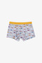 Boy's Cotton Space Printed 3-Piece Boxer - 3