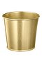 DAIDAI Plant Pot, Brass-Colour, 9 cm, Metal Pot for Small Plants, Modern Home Décor