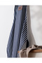 مريلة مطبخ من القطن 100% من فيرنون - أزرق داكن/أبيض - 4