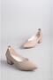 Select 1068 genuine leather heel women's shoe (heel: 4 cm) mink - 5