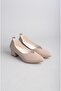 Select 1068 genuine leather heel women's shoe (heel: 4 cm) mink
