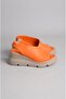 Select 7712 genuine leather wedge heel women's sandal orange - 3