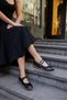 Sergi̇o Women's Black Satin Detail Sports Shoes - 6